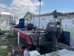 Aluminum fishing boat