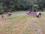 Single Axle Galvanized Bunk Boat Trailer