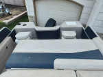 22ft pontoon and trailer for sale.