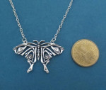 Silver Butterfly Adjustable Necklace