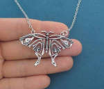 Silver Butterfly Adjustable Necklace