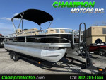2019 Sun Tracker Fishin Barge 24 DLX Pontoon Boat w/Mercury 150HP 4S