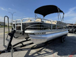 2019 Sun Tracker Fishin Barge 24 DLX Pontoon Boat w/Mercury 150HP 4S