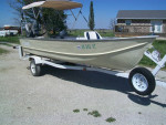 16 Foot Lowe V-Bottom Boat w/15 Horsepower 4-Stroke