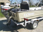 16 Foot Lowe V-Bottom Boat w/15 Horsepower 4-Stroke