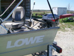 16 Foot Lowe V-Bottom Boat w/15 Horsepower 4-Stroke