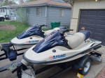 Two 2001 Kawasaki STX DI jet skis + trailer SUPER NICE
