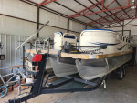 24' Starcraft Tritoon with 150hp Mercury & Trailer