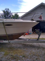 1986 Sea Ray 300 Express Cruiser  30 ft with trailer