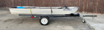 12 Foot Aluminum Jon Boat with Trailer and Trolling Motor