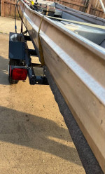 12 Foot Aluminum Jon Boat with Trailer and Trolling Motor