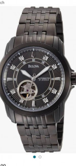 Bulova Men's BVA Series 100 Automatic Diamond Watch 98D110