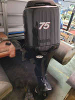 28.5 ft pontoon with newer motor