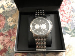 Brand New Silver Band Men’s Tourneau Watch With picture