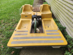 Motorized paddle boat