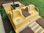 Motorized paddle boat