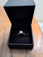 Platinum diamond ring