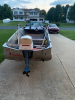 vintage boat 1957 Cadillac