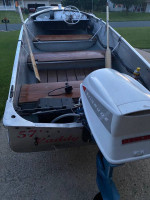 vintage boat 1957 Cadillac