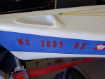 Lazer 2 OLYMPIC RACE Sail Boat 13ft 9"