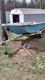 14ft Gamefisher boat and Gamefisher Trailertrailer