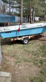 14ft Gamefisher boat and Gamefisher Trailertrailer