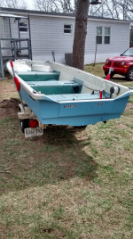 14ft Gamefisher boat and Gamefisher Trailertrailer