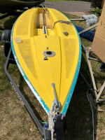 1974 AMF Copperhead sailboat with aluminum lift