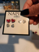 Valentines earrings 5 each