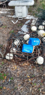 Crab Traps , Electric Hauler , and supplies