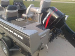 Bass Tracker fishing boat