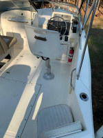 2001 SCOUT DORADO, 200 HP YAMAHA, ALUMINUM TRAILER