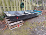 1963 AQUA SWAN MODEL R-32 12' ALUMINUM JON BOAT