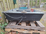 1963 AQUA SWAN MODEL R-32 12' ALUMINUM JON BOAT