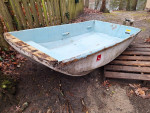 1968 SKIMMAR SCALLOP 8' FIBERGLASS DINGHY