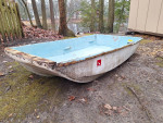 1968 SKIMMAR SCALLOP 8' FIBERGLASS DINGHY