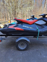 (2) TWO sea doo sparks jet skis