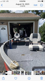 Like New 14.5Ft V-Bottom W/4Stroke 25 Hp Mercury Complete Package