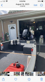 Like New 14.5Ft V-Bottom W/4Stroke 25 Hp Mercury Complete Package