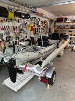 Brand new HOBIE TI sailing kayak with trailer