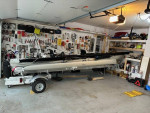 Brand new HOBIE TI sailing kayak with trailer