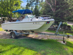 1969 Thunderbird Comanche boat with motor and trailer