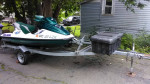 1997 GTX Seadoo with double trailer