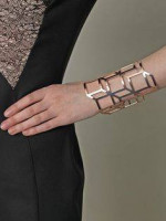 Pierre Hardy rose gold cube illusion cuff