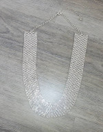 Cubic zirconia collar necklace