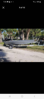 1448 with alum trailer jon boat 9.9 suzuki