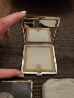 Vintage silver compact