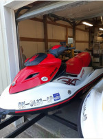 Pair of Sea Doos with Trailer