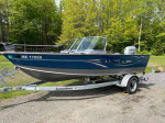 2011 LUND TYEE 1700 With a 90HP Honda VTECH 4 Stroke! Galvan-Trailer!