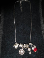 Brighton Jewelry Deluxe Chain and Silver Charms.